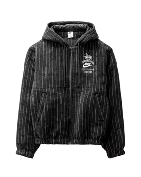 Nike x Stüssy Striped Wool Jacket "Black" - street-bill.dk