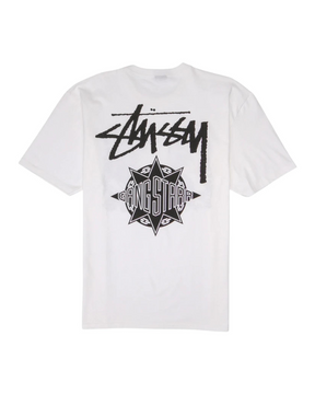 Stüssy Gang Starr Tee "Multicolor/White" - street-bill.dk