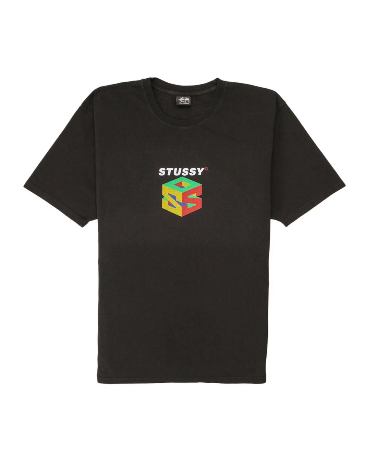 Stüssy S64 Pigment Dyed Tee "Black" - street-bill.dk
