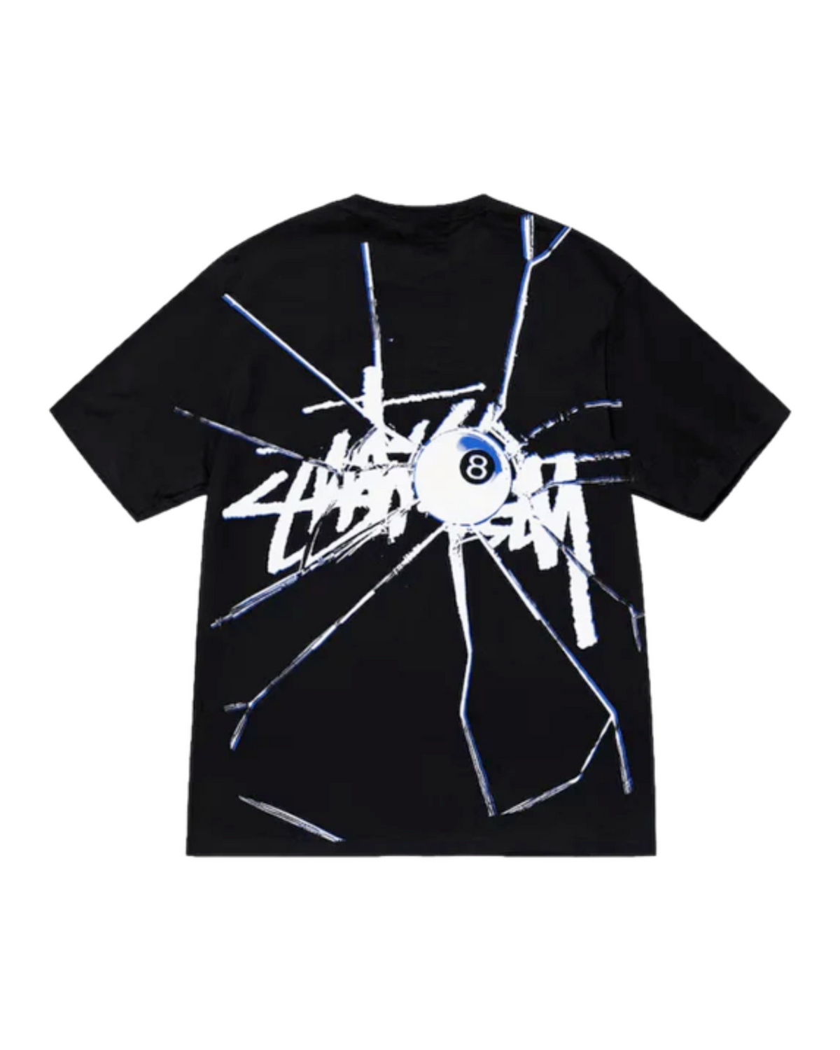Stüssy Shattered Tee "Black" - street-bill.dk