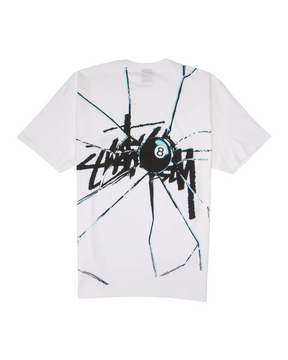 Stüssy Shattered Tee "White" - street-bill.dk