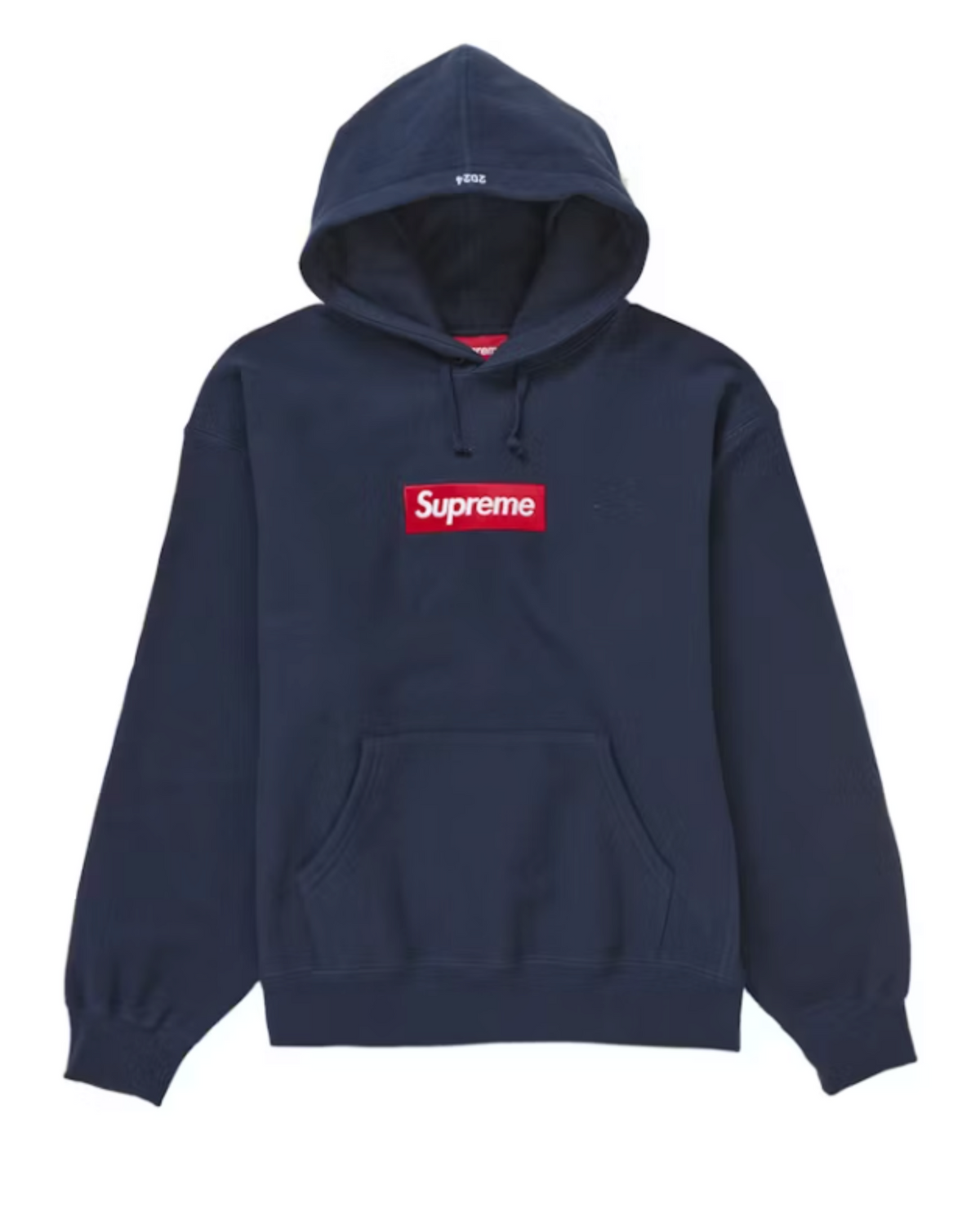 Supreme Box Logo Hoodie navy
