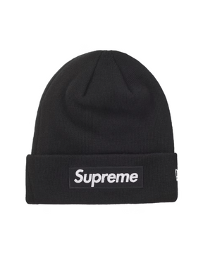Supreme box logo beanie black