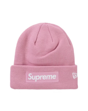 Supreme box logo beanie pink