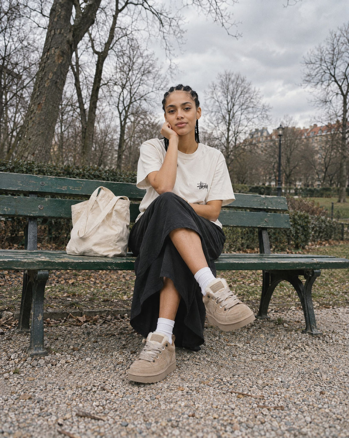 Stussy Venus Pigment Dyed Tee Natural, UGG Lowmel Sand (Women's)