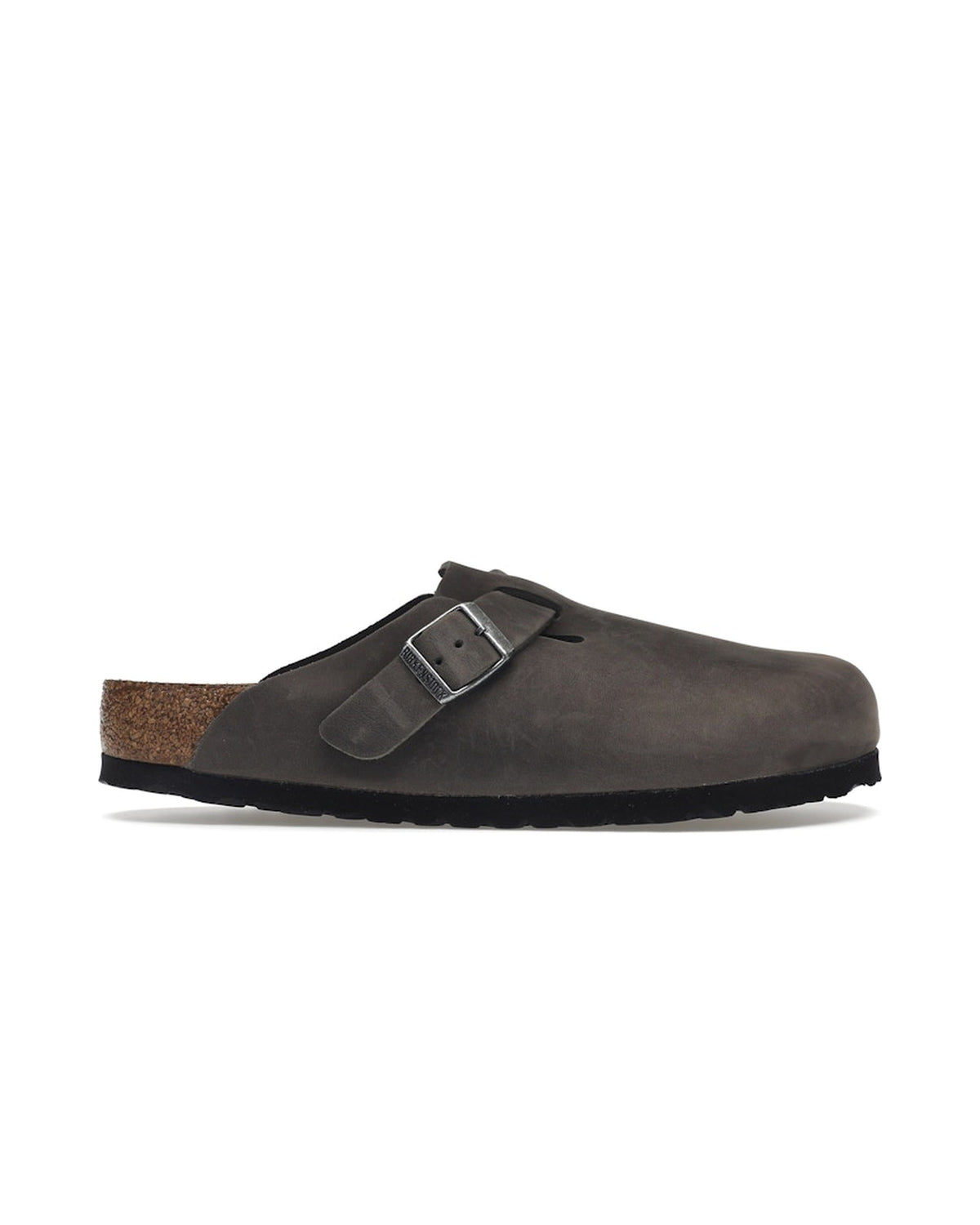 Birkenstock Boston Soft Footbed Oiled Leather Iron Grey