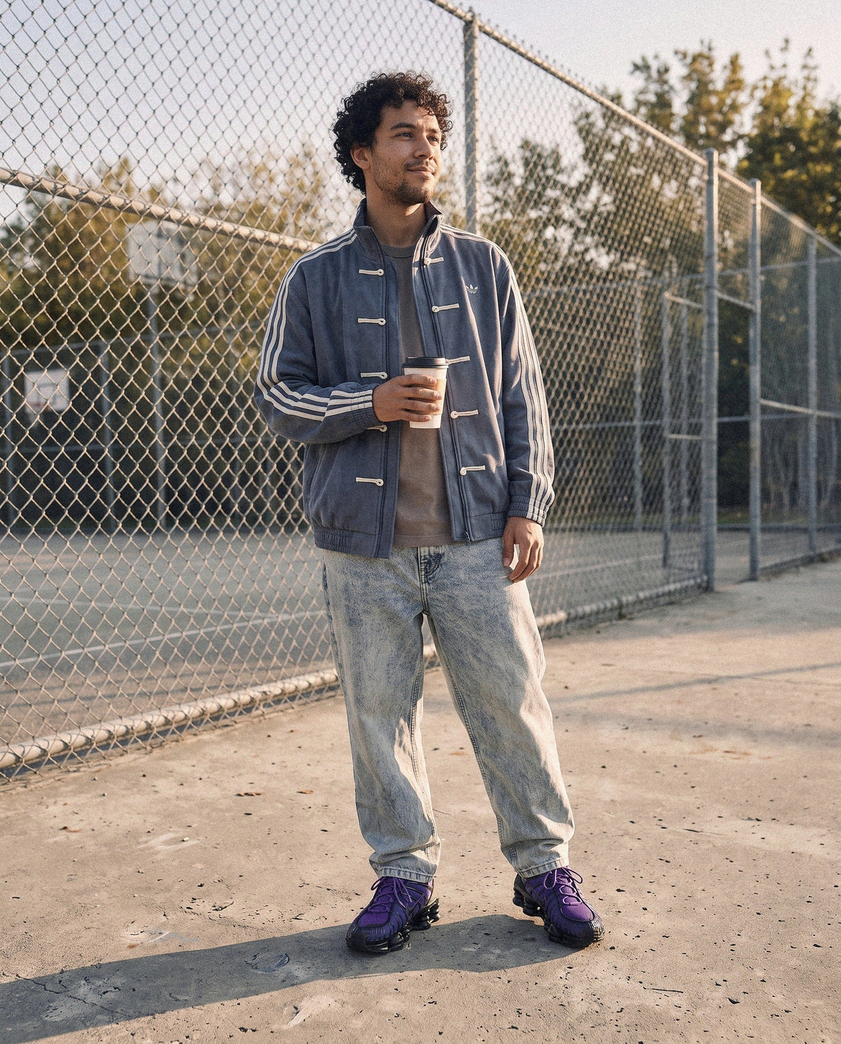 Nike Shox TL Voltage Purple - on foot