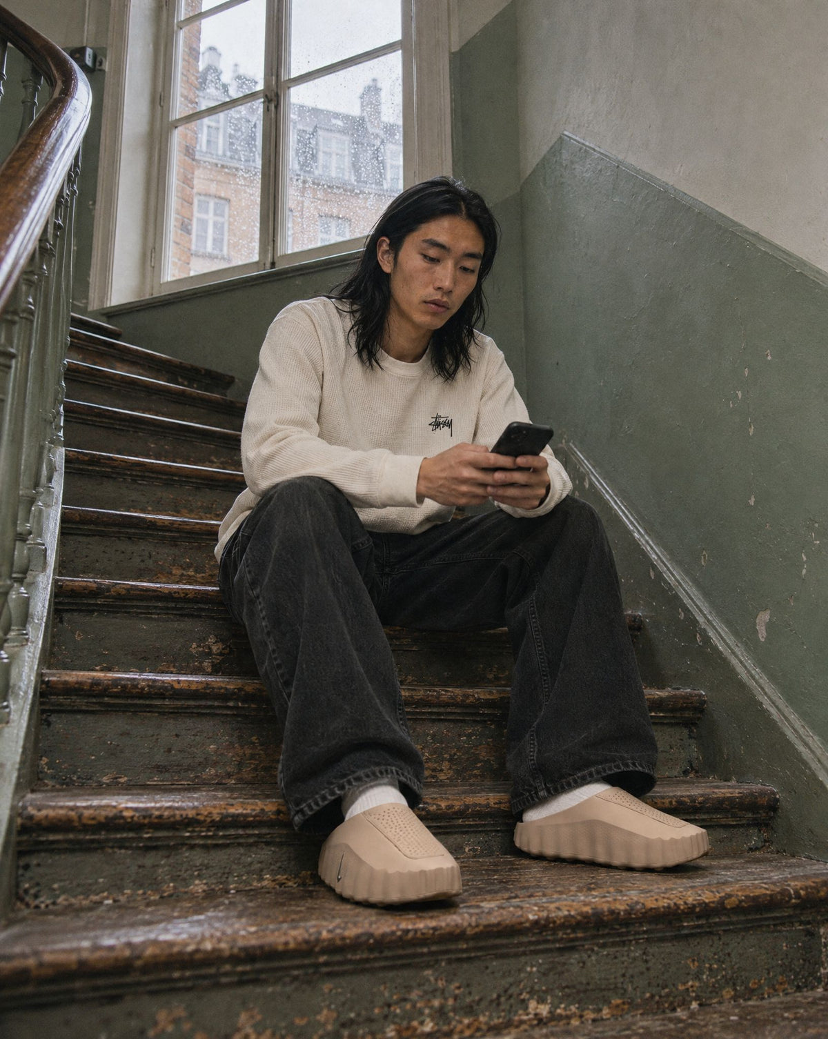 Nike Mind 001 Slide Rattan - streetstyle i København