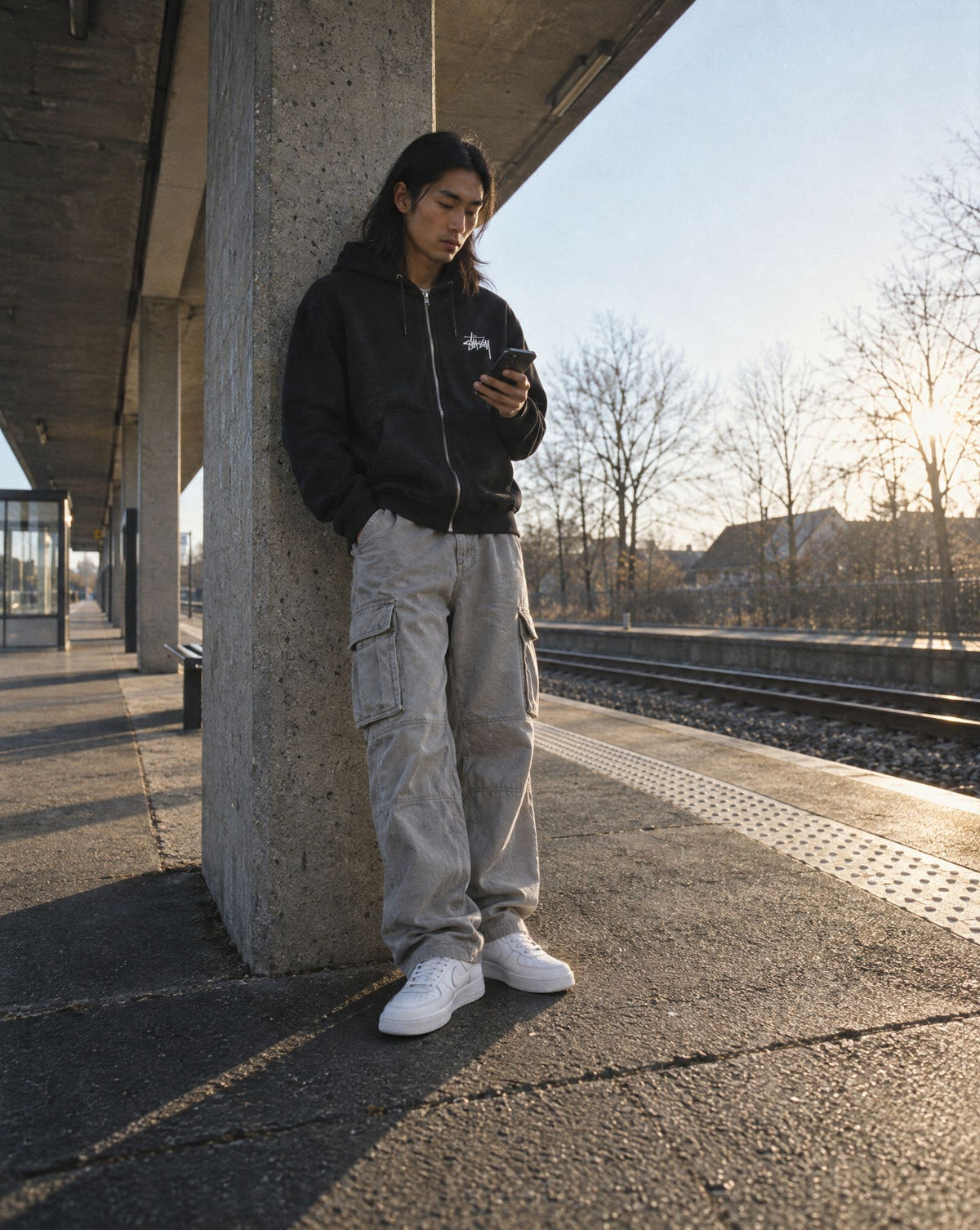 Nike Air Force 1 Low '07 White - streetstyle i København