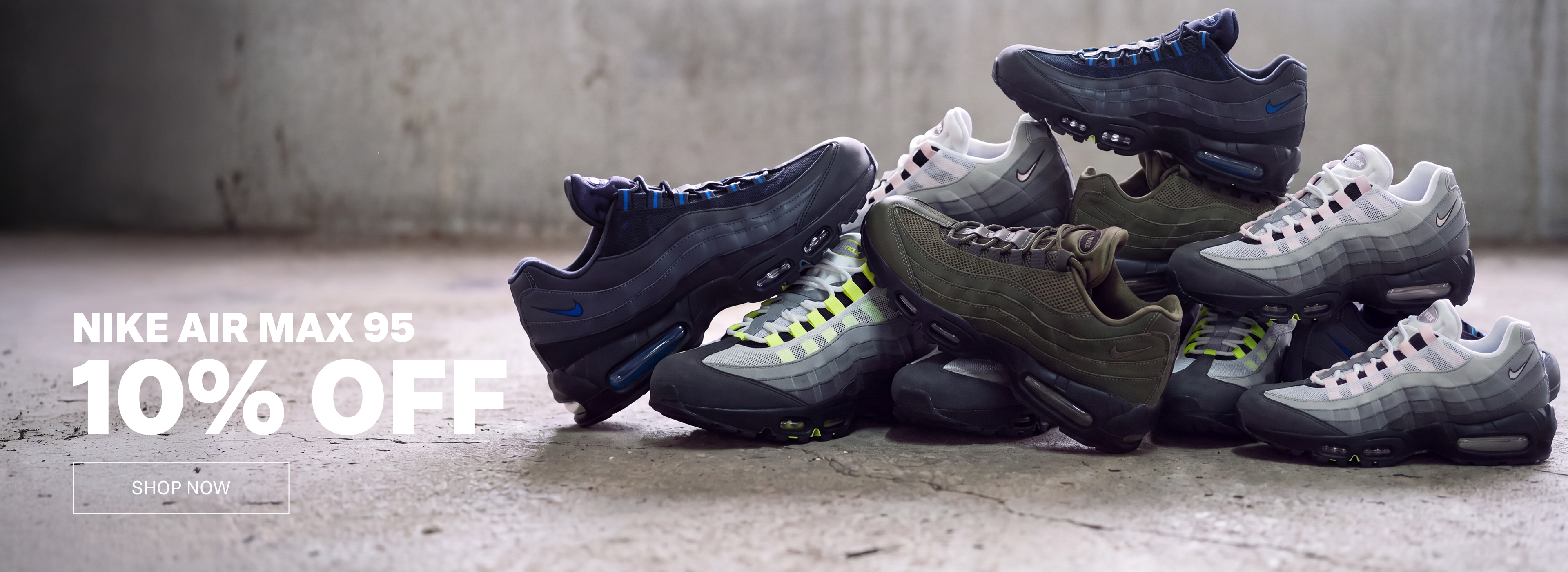 Nike Air Max 95 kampanj - 10% rabatt hos STREET BILL