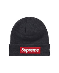 Supreme New Era Box Logo Beanie (FW21) Charcoal