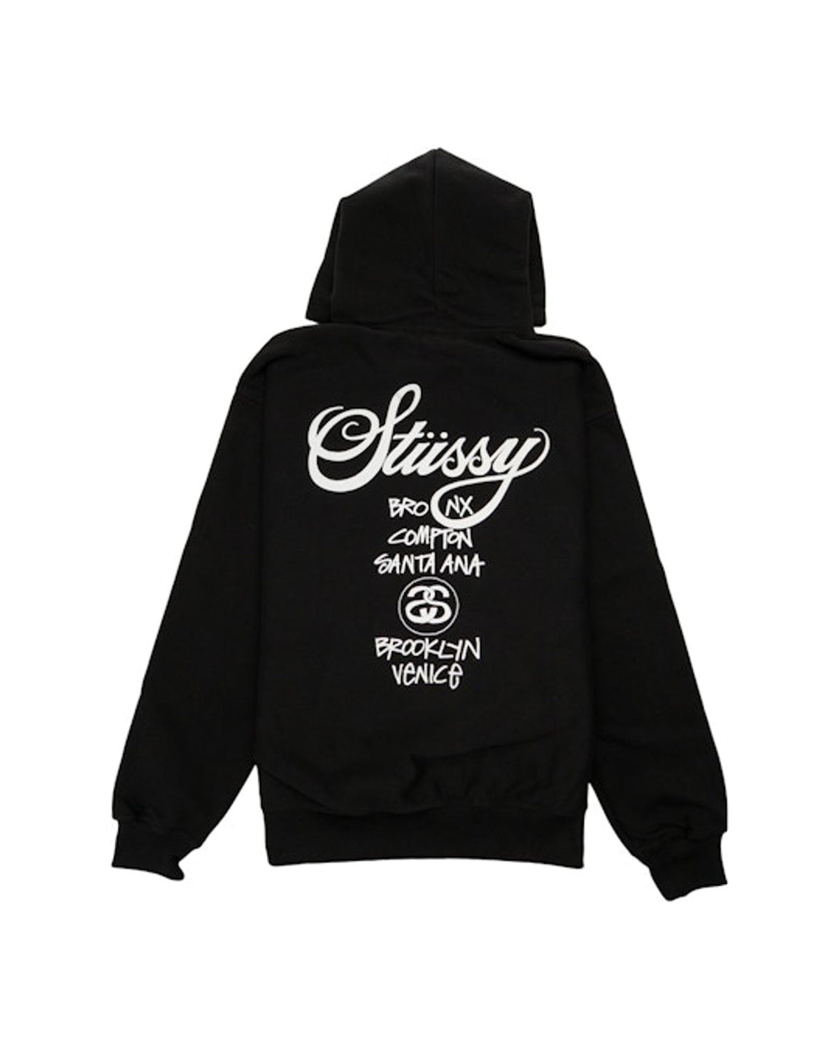 Stussy World Tour Hoodie Black