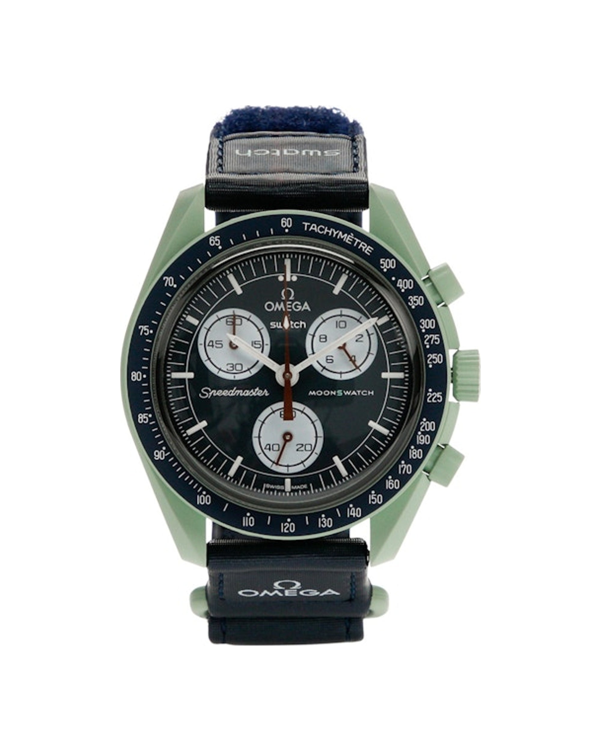 Swatch x Omega Bioceramic Moonswatch Mission to Earth SO33G100