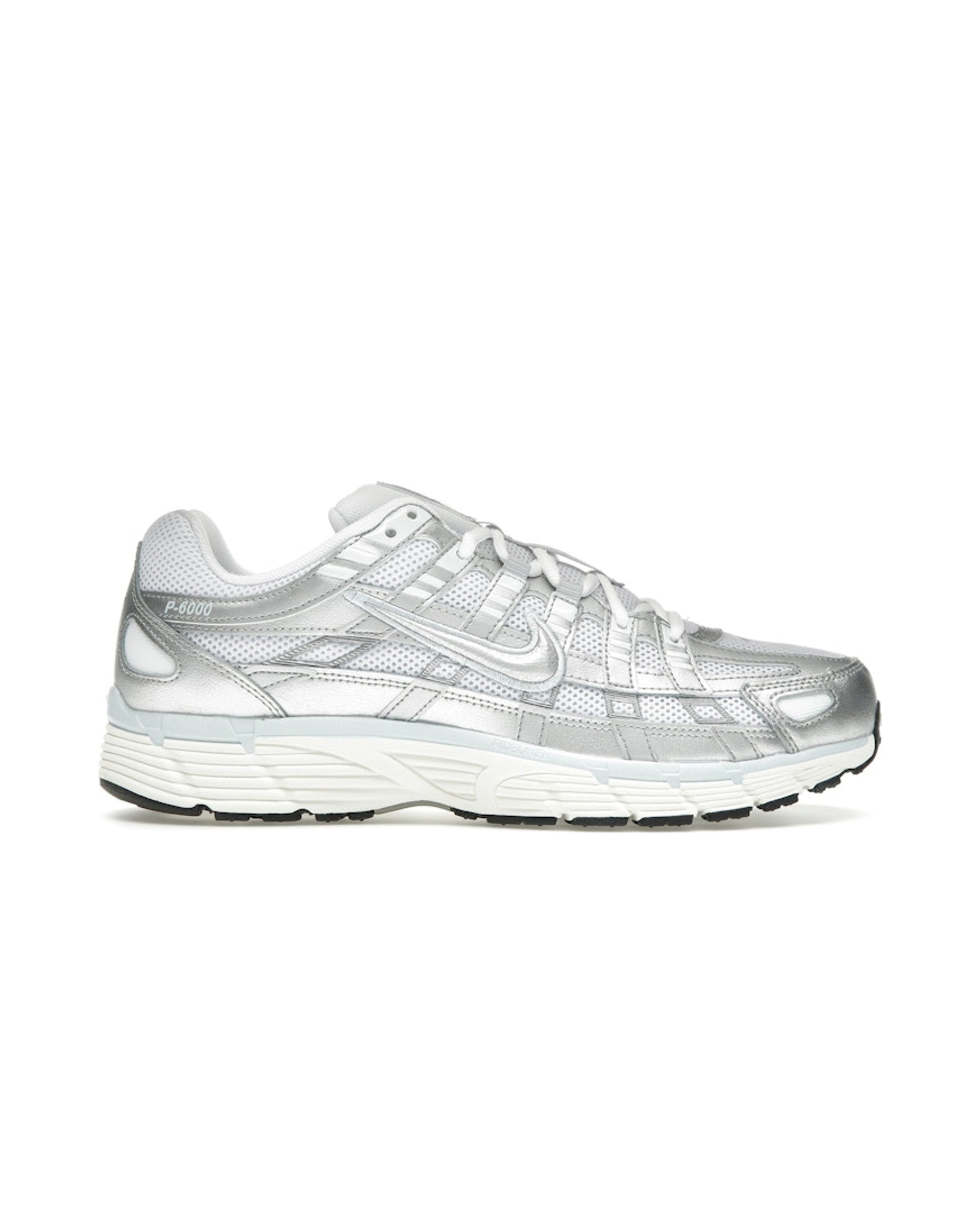 Nike P-6000 White Blue Tint Sail Metallic Silver (Women's)