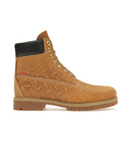 Timberland 6 Inch Premium Waterproof Boot Supreme Diamond Plate Wheat