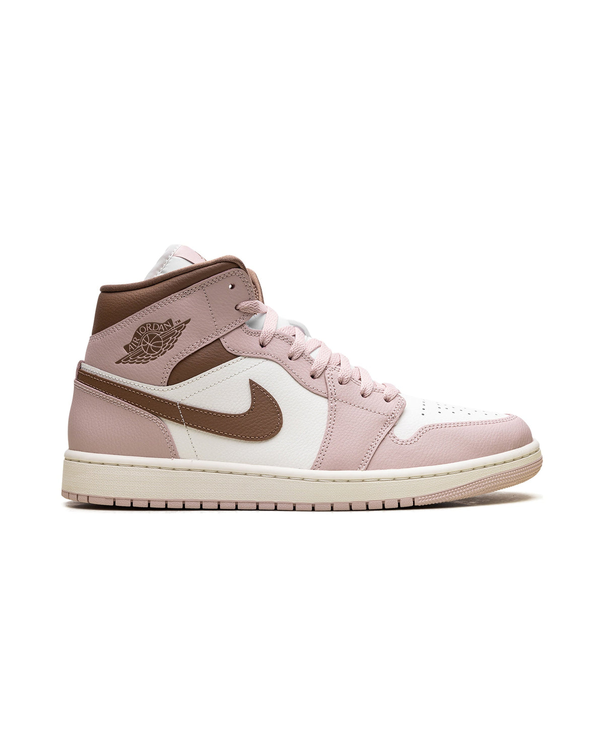 Jordan 1 Mid Pink Oxford Brown (Women's)