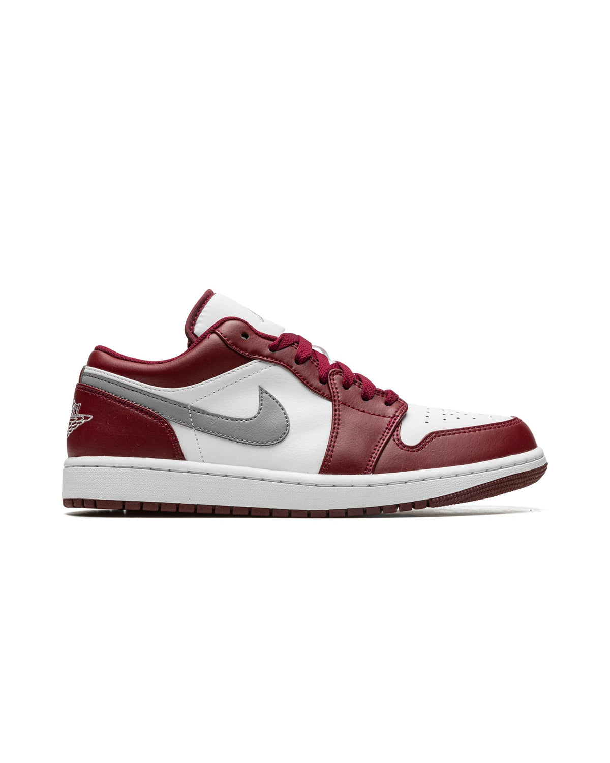 Jordan 1 Low White Bordeaux