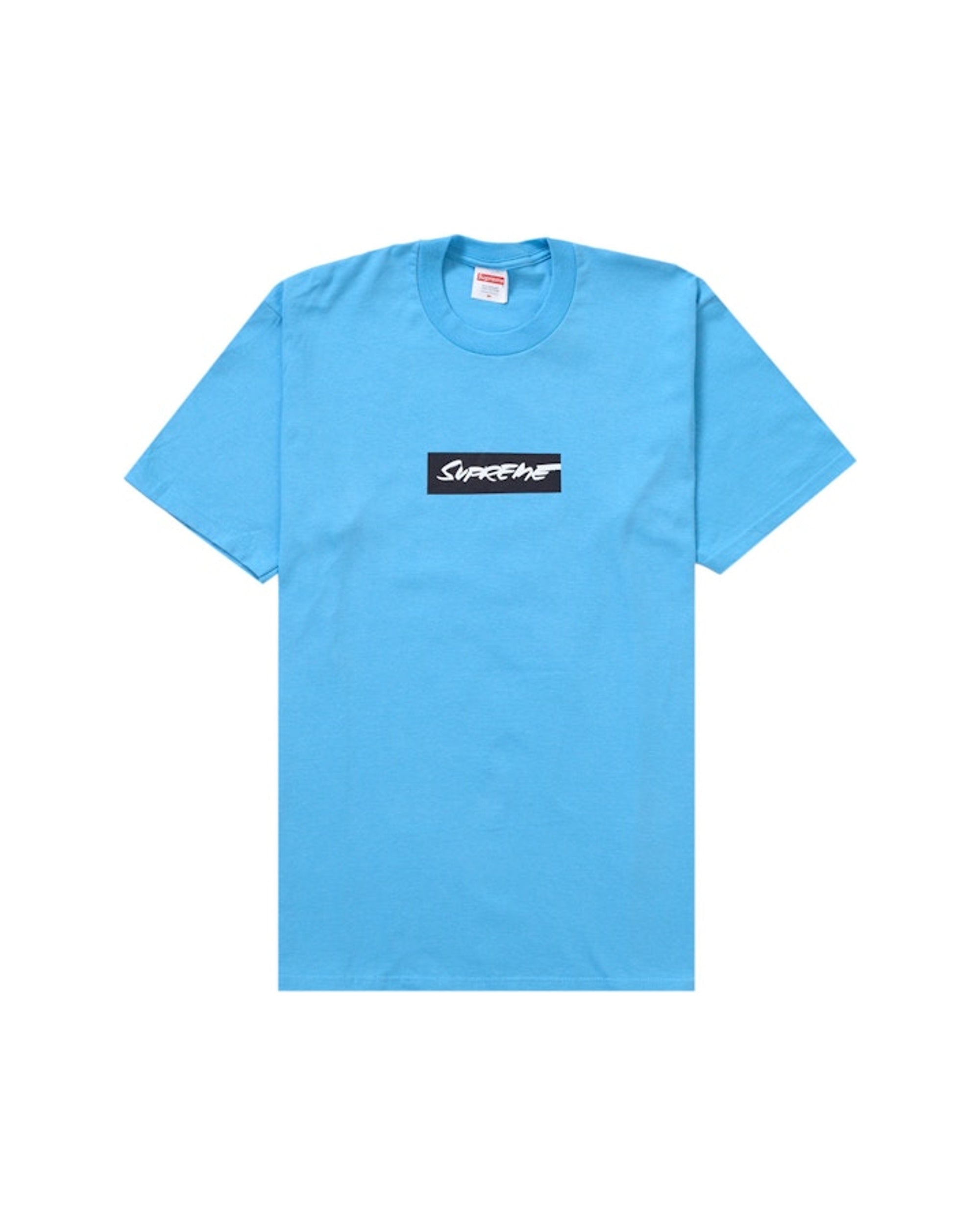 Supreme Futura Box Logo Tee Bright Blue