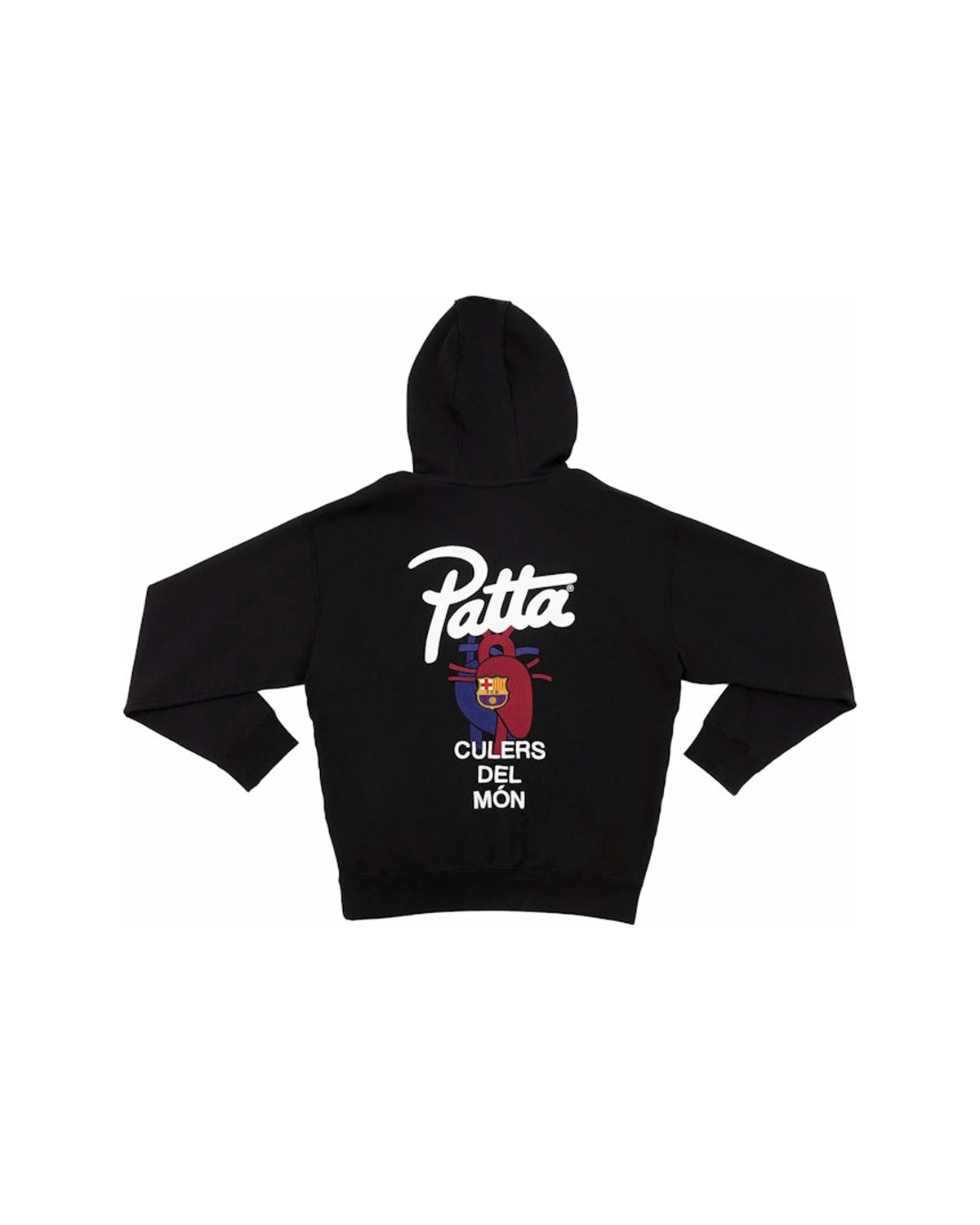 Patta x Barcelona FC Culers del Món Hooded Sweater Black/Deep Royal Blue