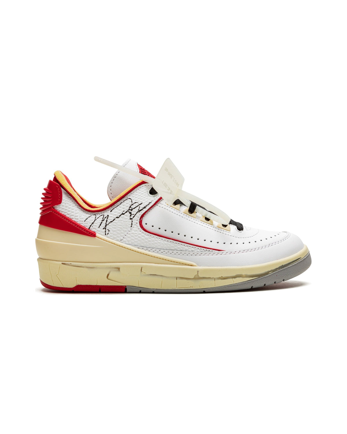 Jordan 2 Retro Low SP Off-White White Red