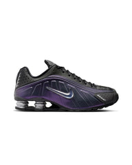 Nike Shox R4 Black Metallic Silver Purple Dynasty