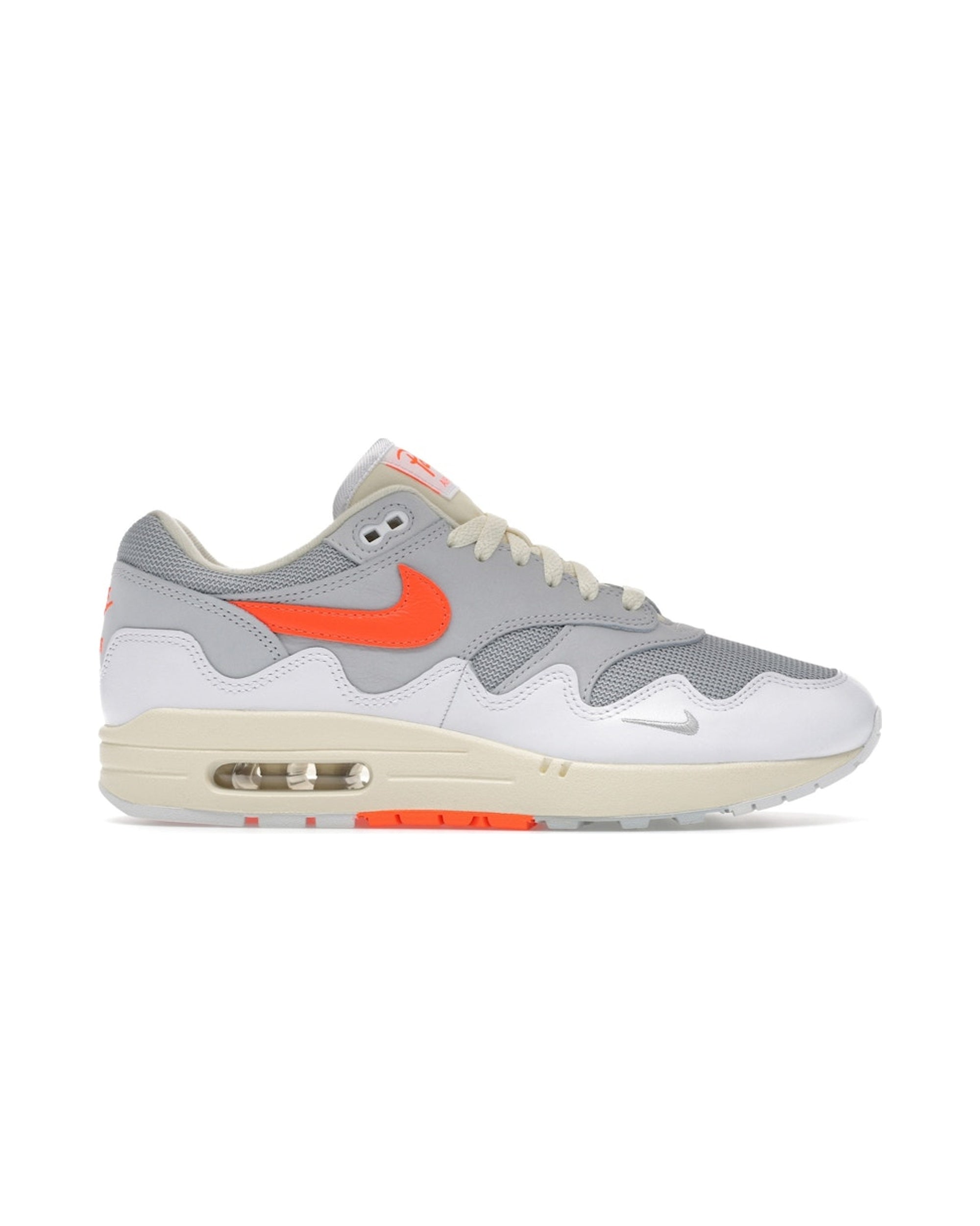 Nike Air Max 1 Patta Waves White Hyper Crimson (With Bracelet)