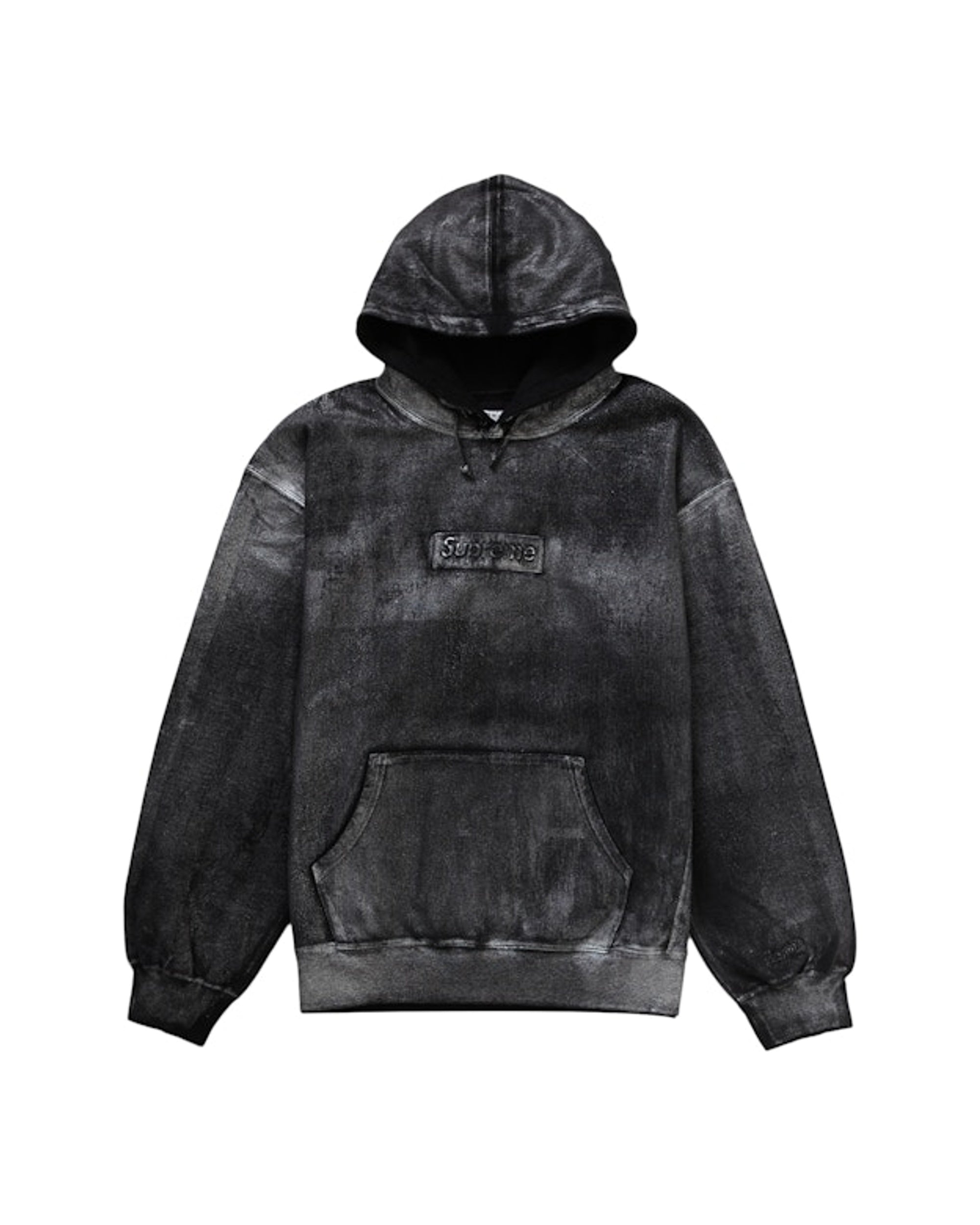 Supreme MM6 Maison Margiela Foil Box Logo Hoodie Black