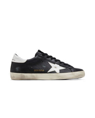 Golden Goose Super-Star Black White Leather