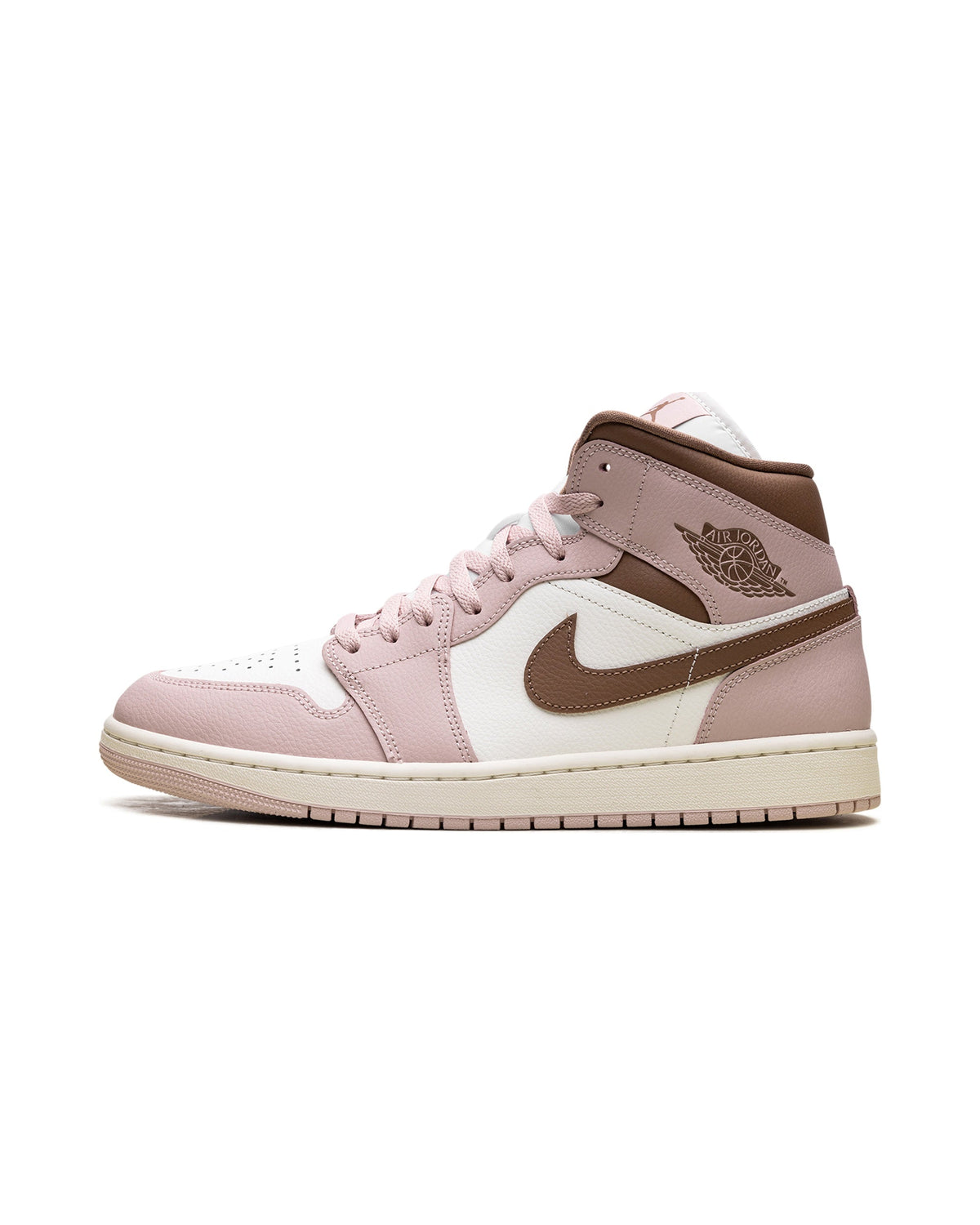 Jordan 1 Mid Pink Oxford Brown (Women's)