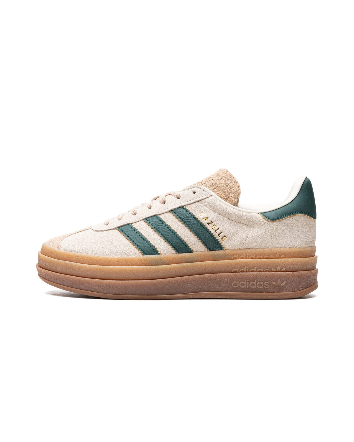 adidas Gazelle Bold Magic Beige Collegiate Green (Women's)