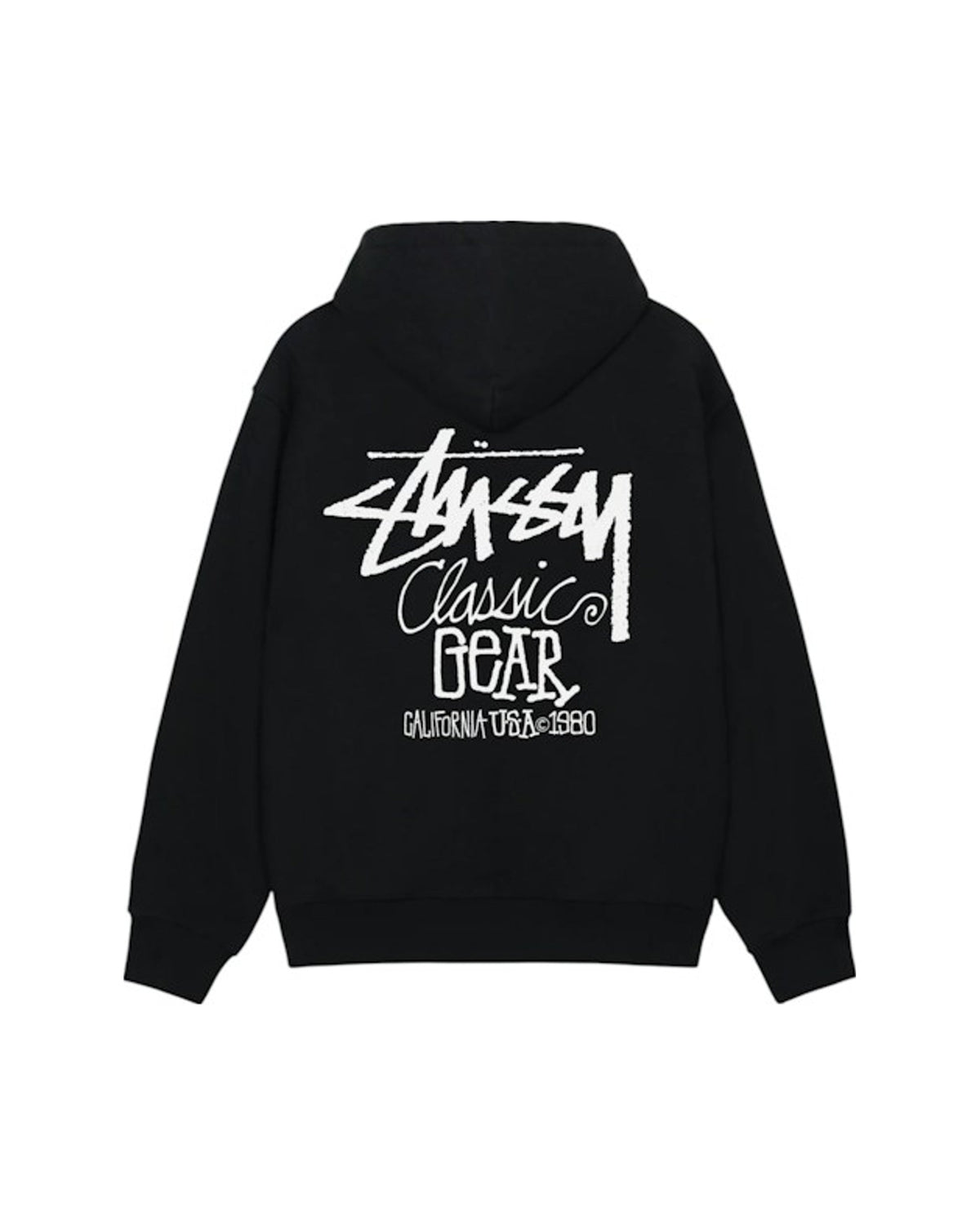 Stussy Classic Gear Hoodie Black