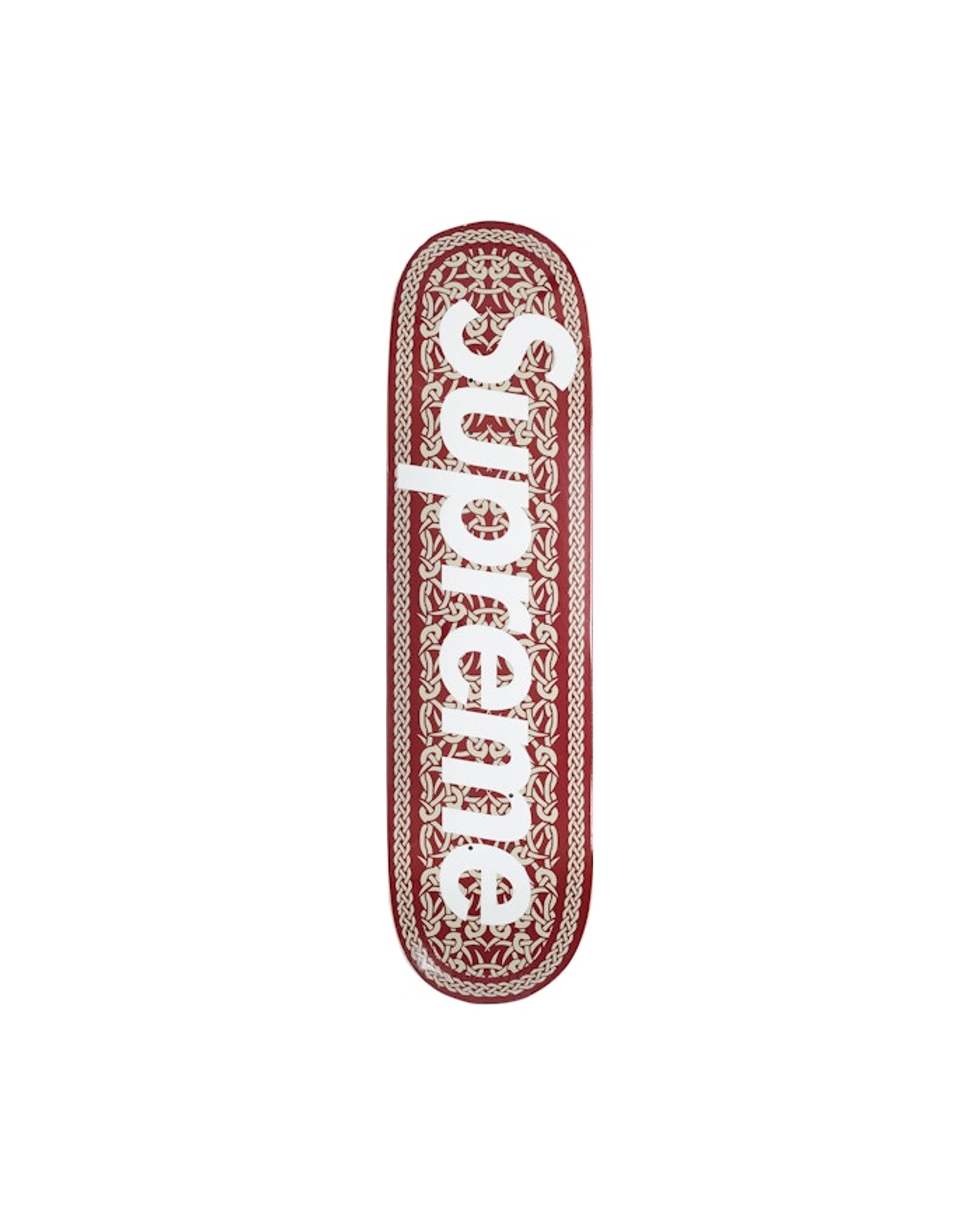 Supreme Celtic Knot Skateboard Deck Red