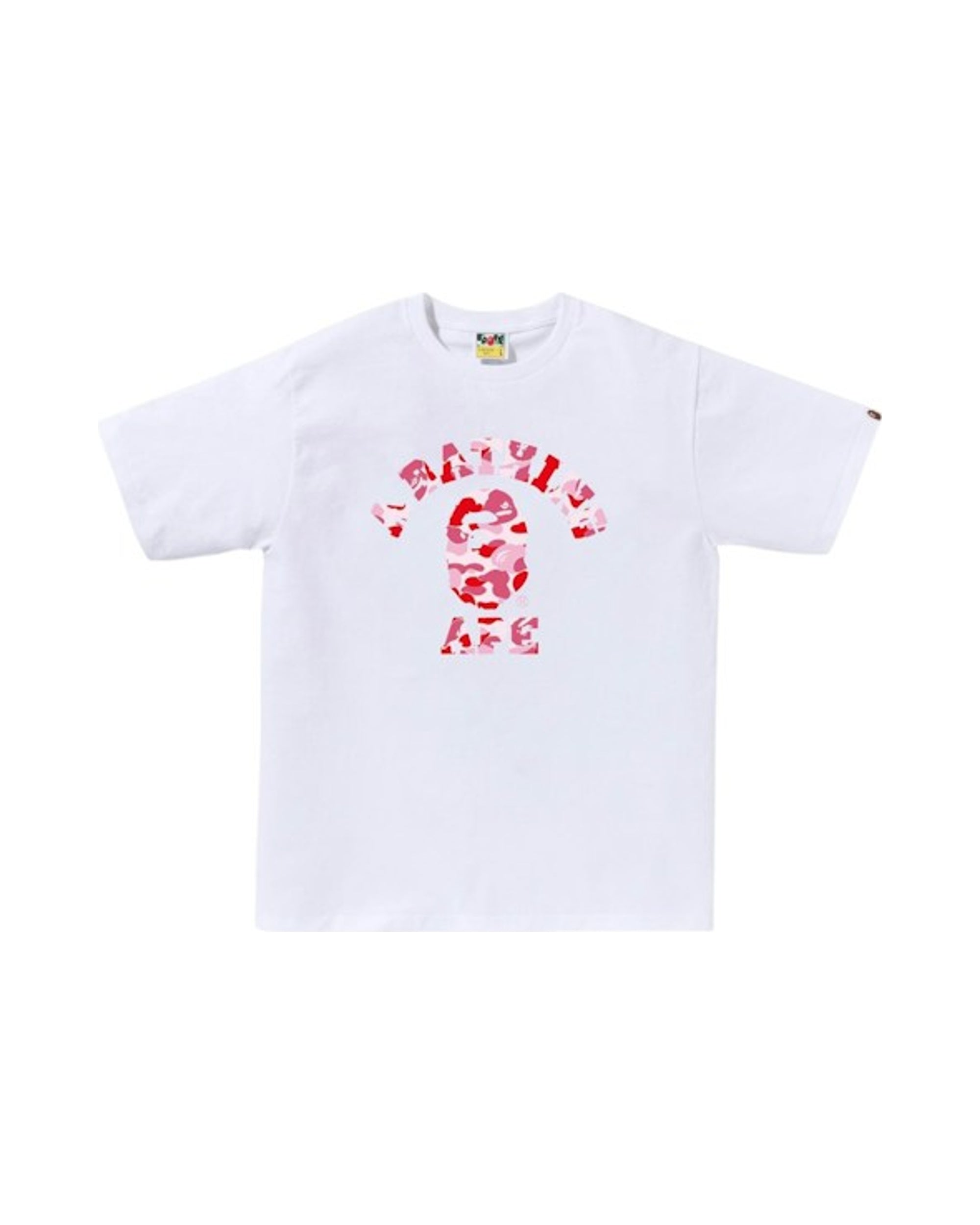 BAPE ABC Camo College (SS25) Tee White/Pink