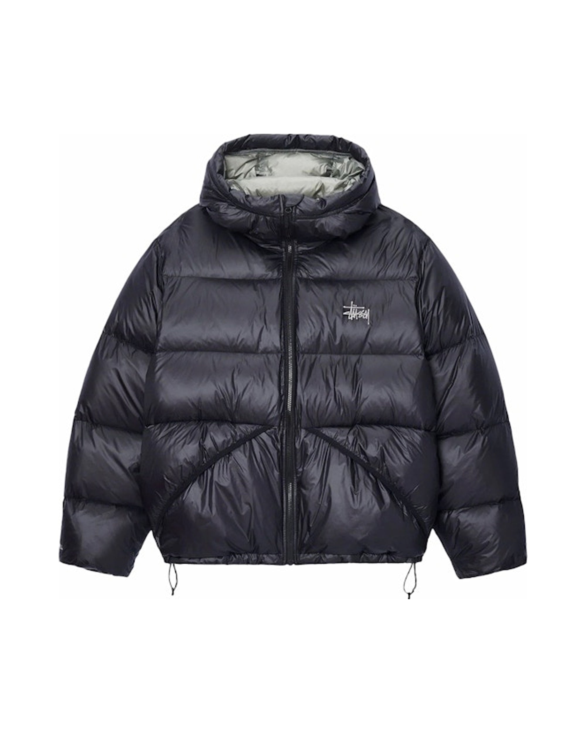 Stussy Micro Ripstop Down Jacket Phantom Black