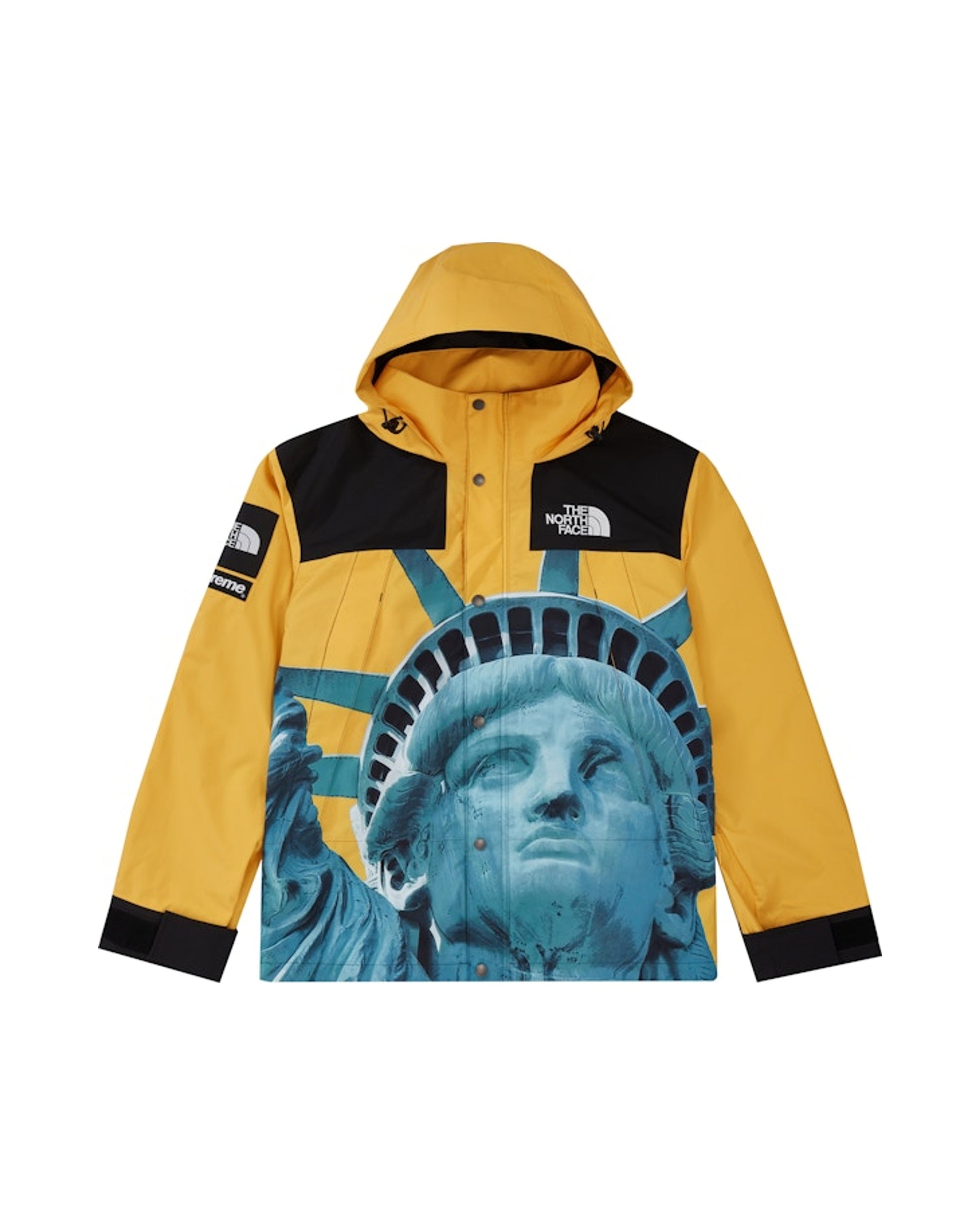Supreme The North Face Statue of Liberty Mountain Jacket Yellow