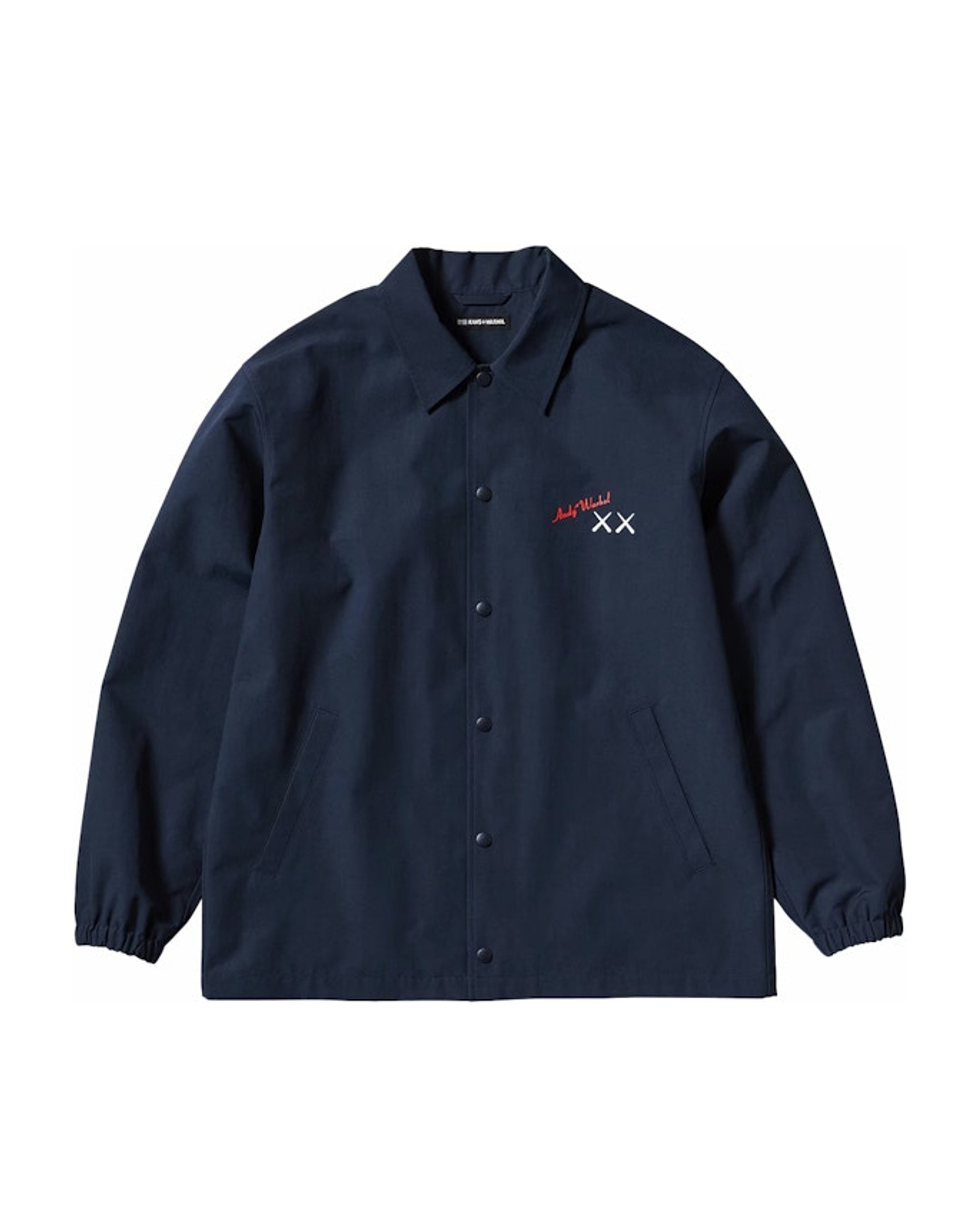 Kaws x Uniqlo Warhol Coach Jacket Navy