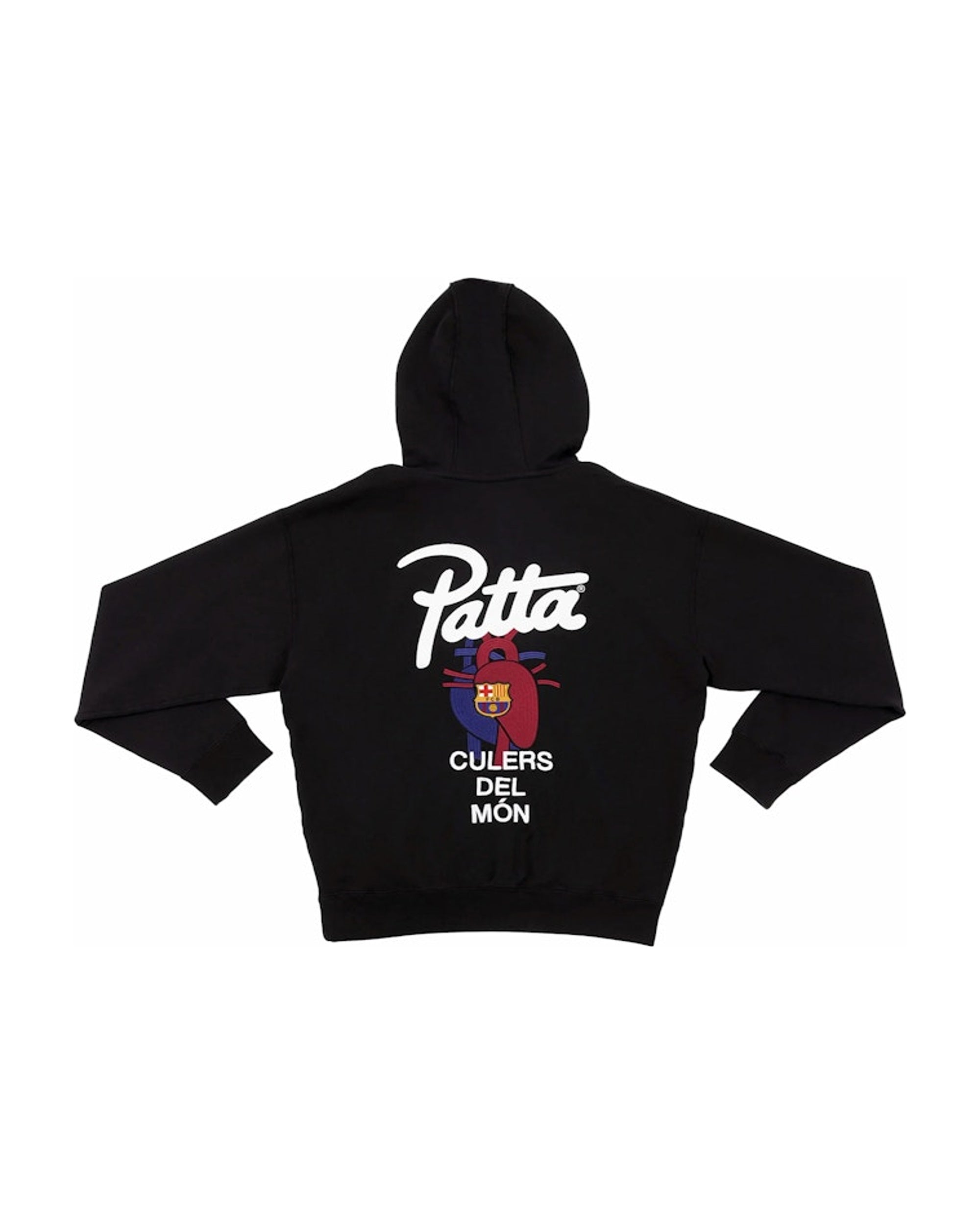 Patta x Barcelona FC Culers del Món Hoodie Black/Deep Royal Blue