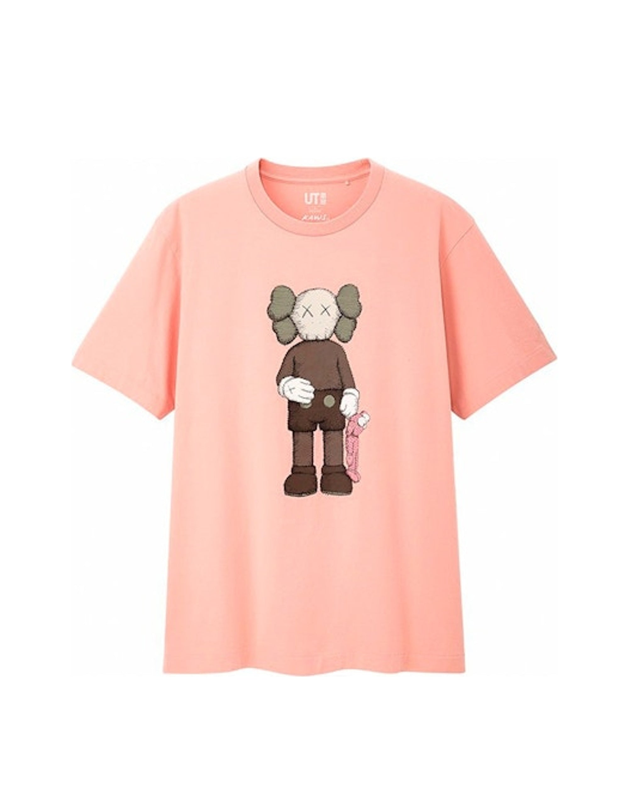 KAWS x Uniqlo Companion Tee Pink