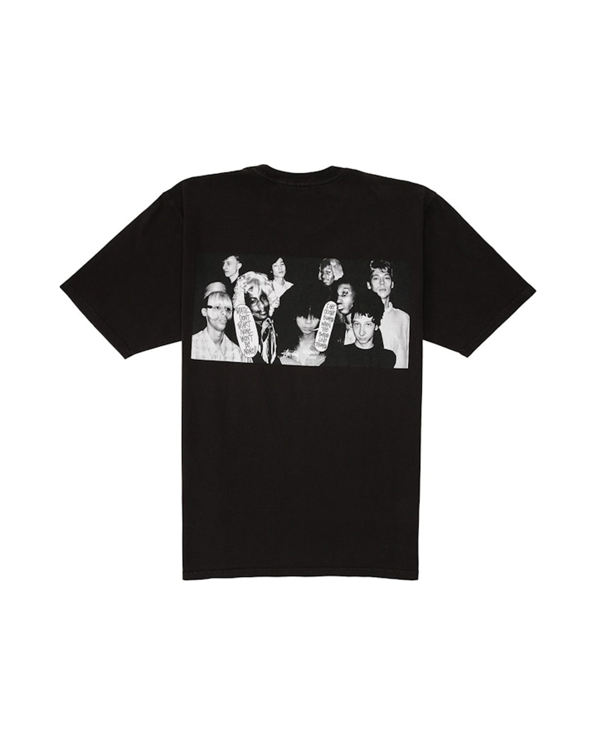 Stussy x Martine Rose Collage Pigment Dyed Tee Black