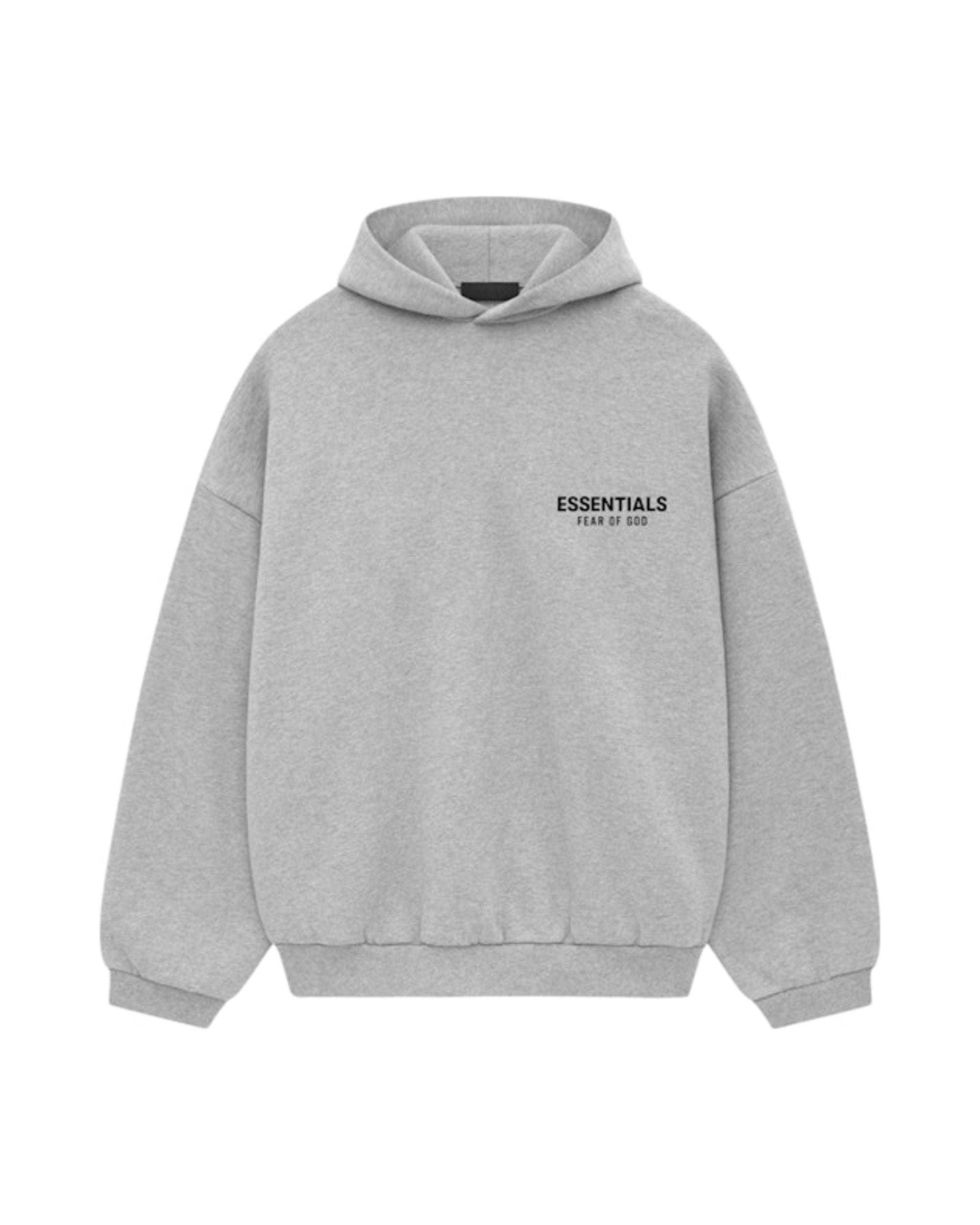 Fear of God Essentials Fleece Hoodie Light Heather Gray