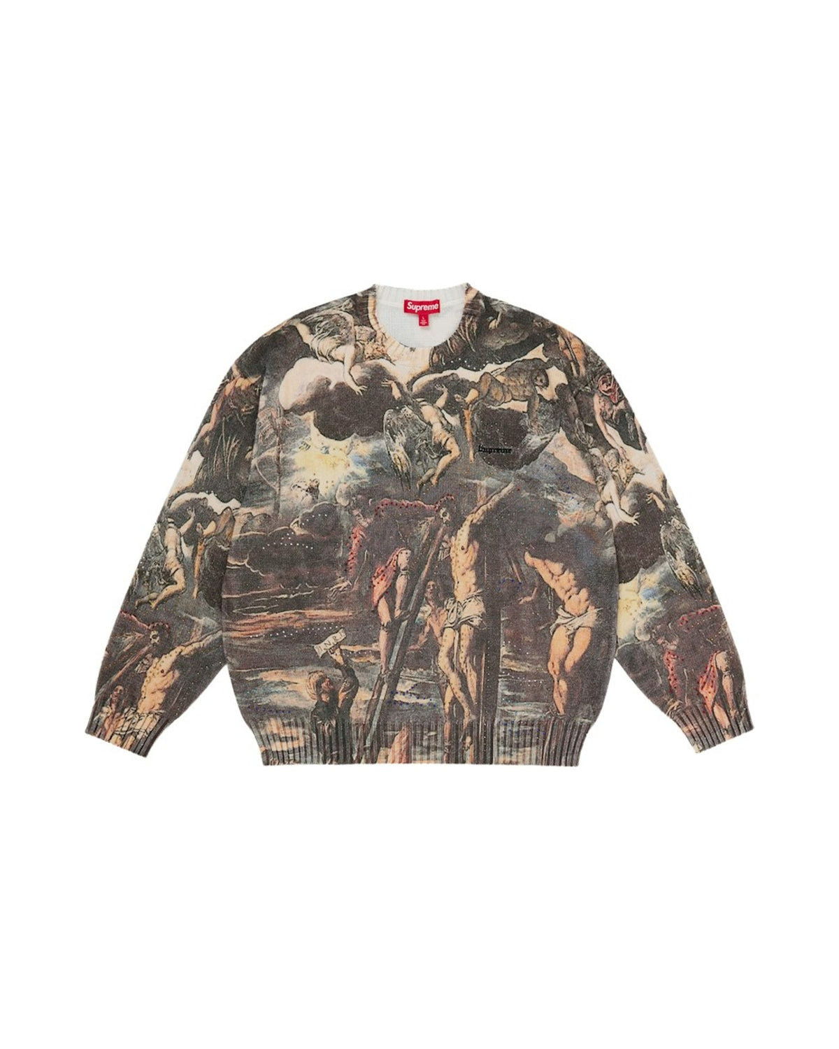 Supreme Crucifixion Sweater White