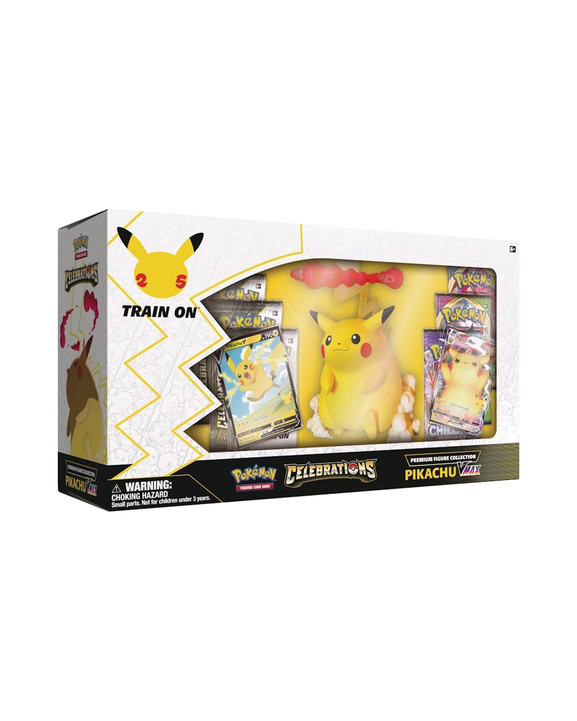 Pokémon TCG 25th Anniversary Celebrations Premium Pikachu VMAX Figure Collection Box