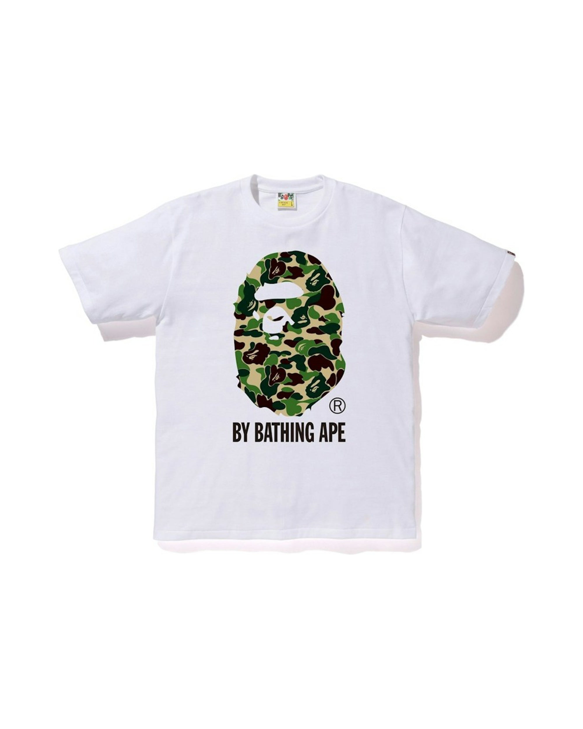 BAPE ABC By Bathing Tee White/Green