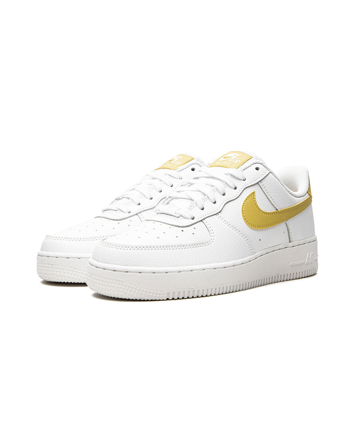 Nike Air Force 1 '07 White Saturn Gold White White (Women's)