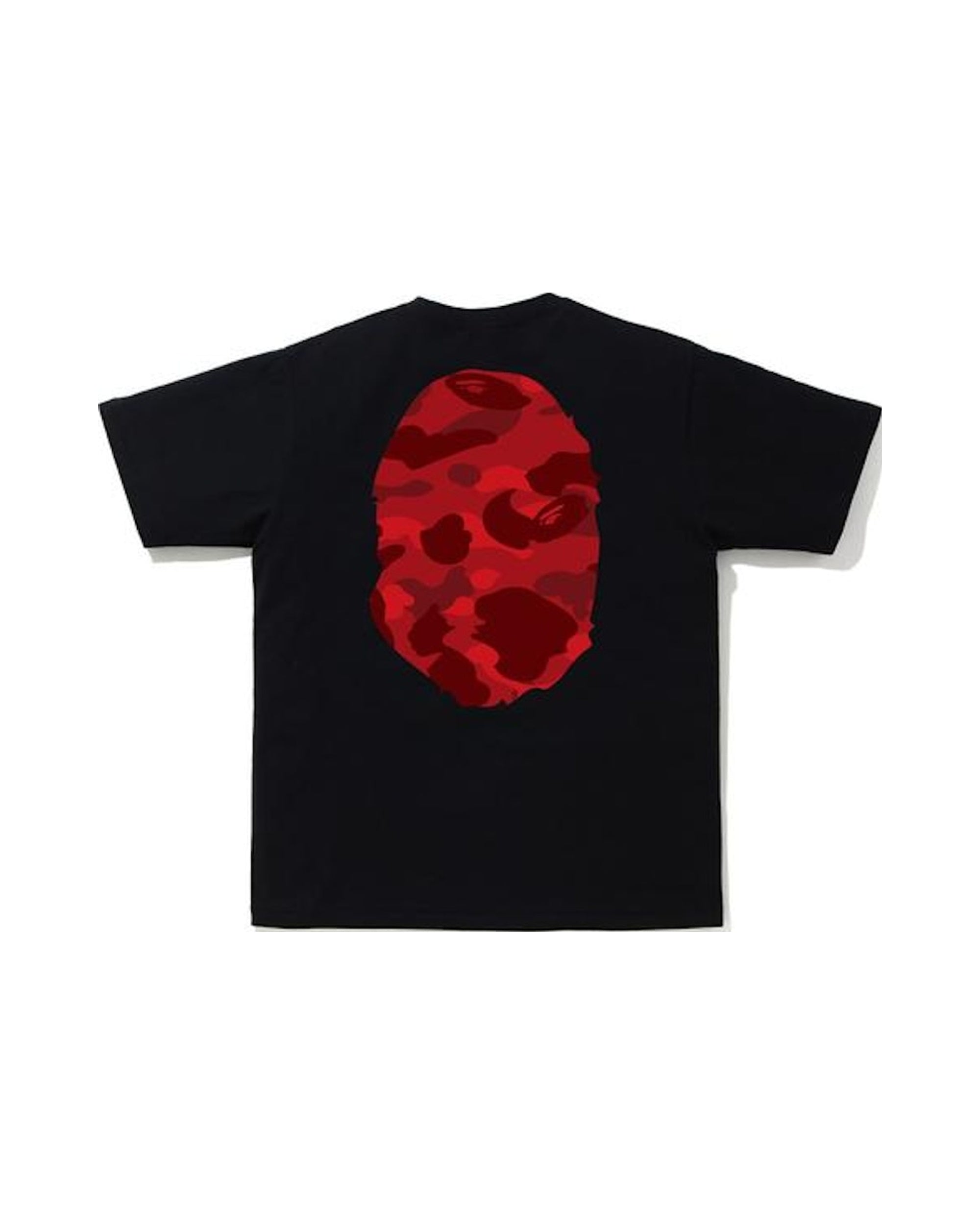 BAPE Color Camo Big Ape Head Tee Black/Red