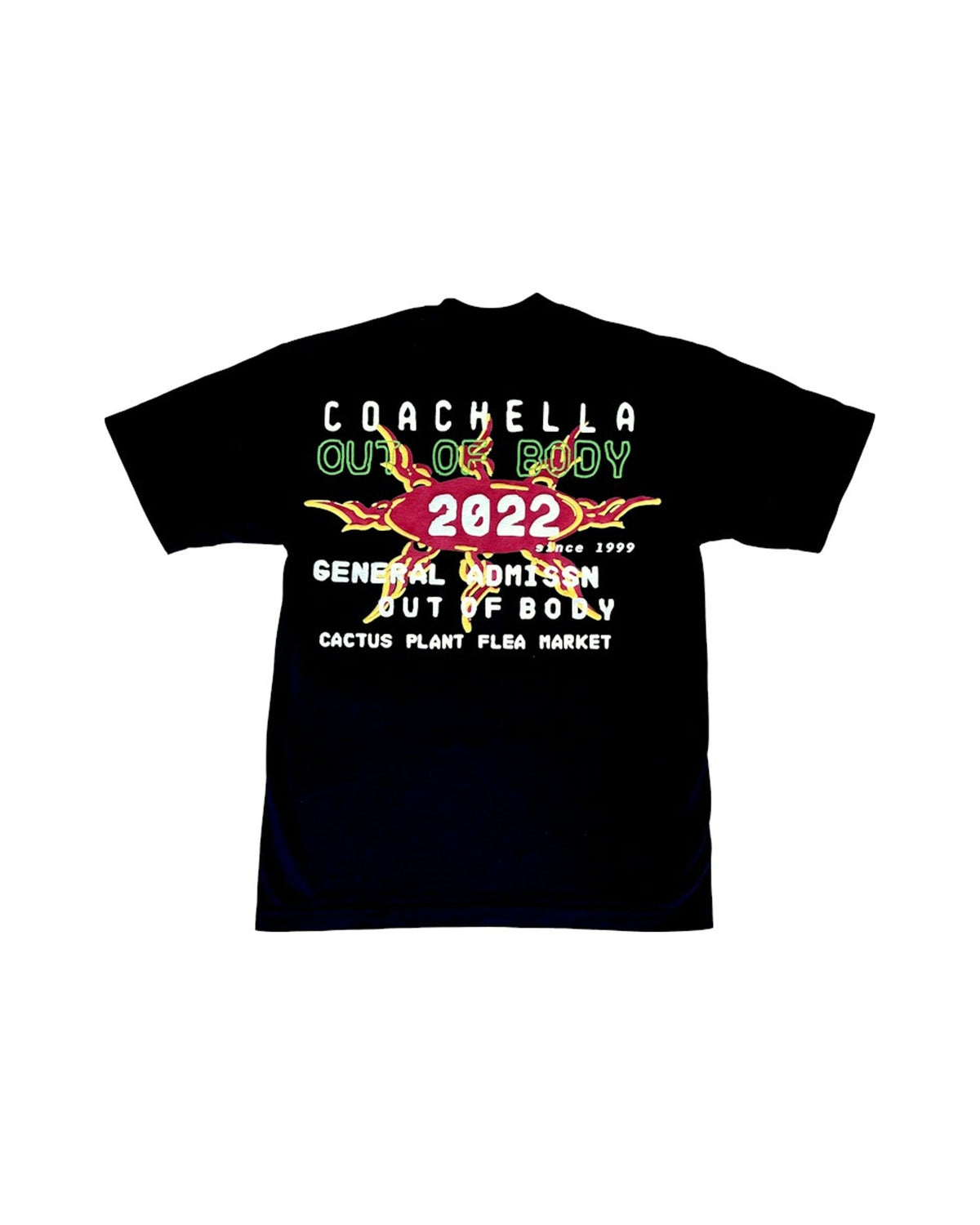 Cactus Plant Flea Market Coachella x CPFM Weekend 1 T-Shirt Black