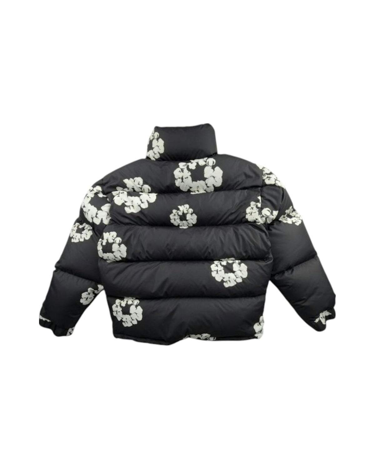 Denim Tears Cotton Wreath Puffer Jacket Black