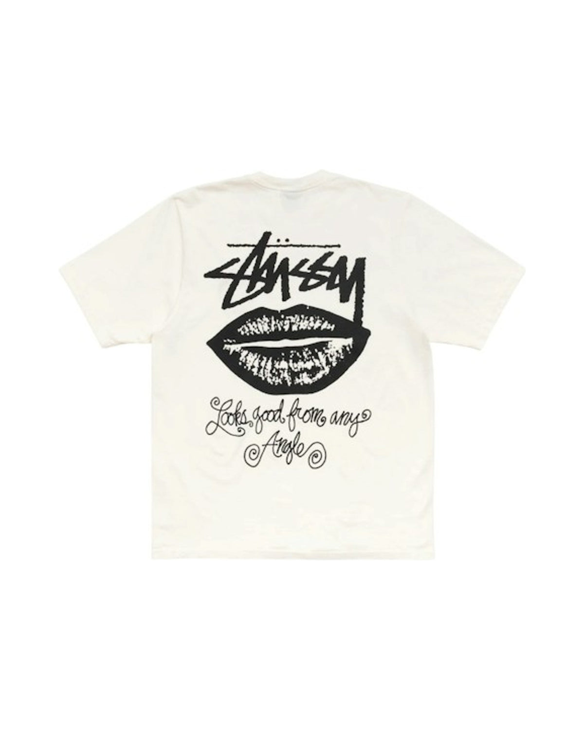 Stussy Any Angle Pigment Dyed Tee Natural