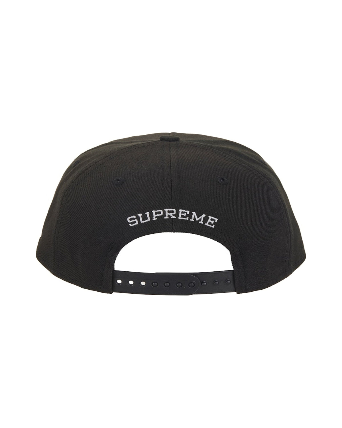 Supreme Gothic Outline Adjustable New Era 59Fifty Fitted Cap Black
