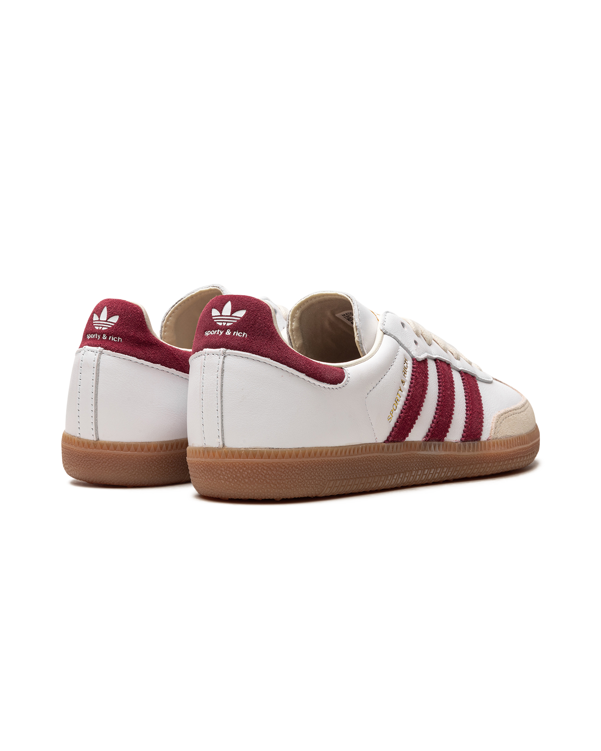 adidas Samba Sporty & Rich White Collegiate Burgundy